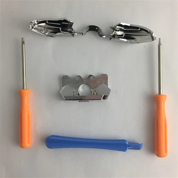 

MASiKEN For Xbox One Chrome Elite Controller LB RB Bumper Button Parts Plated Guide button surround Accessories with Tools