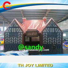 Воздуха до двери, 10x5x5 mH надувной бар-палатка, надувные ирландский паб, надувные вечерние Клубные дома