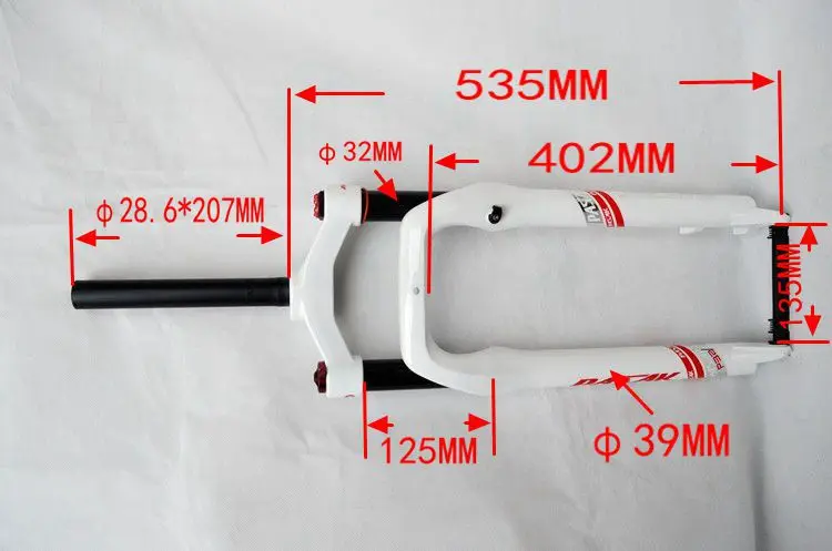 Pasak P32 1-1/" Велосипедная вилка 26"* 4,0 мм воздушная труба велосипедная подвеска вилка