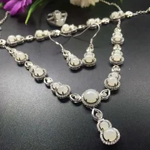 Стихийных бедствий и tian yu ожерелья и браслеты серьги ювелирные изделия из жемчуга набор оригинальных в Национальном Стиле Женские yu накладка на группу с сертифик