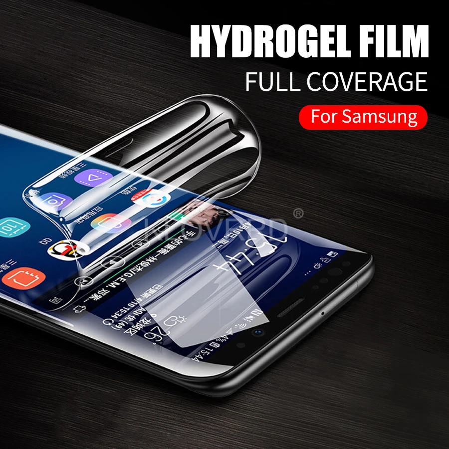 

KLOVRRD Soft Full Cover Screen Protector For Samsung Galaxy A9 A8 A6 Plus 2018 A3 A5 A7 2017 Hydrogel Film TPU Silicone Sticker