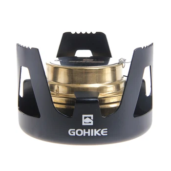 

Outdoor Picnic Stove Combustor Alcohol Stove Camping Furnace Portable Folding