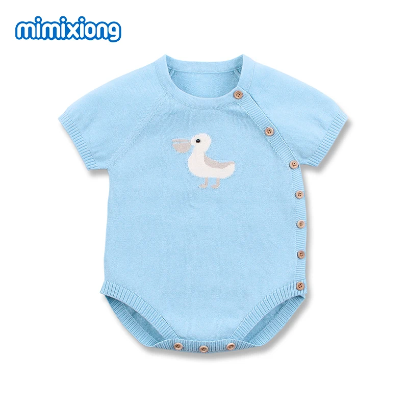 Newborn Baby Girl Bodysuits Funny Cartoon Knitted Infant Kids Onesie Outfits Summer Short Sleeve Toddler Bebes Jumpsuits Clothes Newborn Baby Girl Bodysuits Funny Cartoon Knitted Infant Kids Onesie Outfits Summer Short Sleeve Toddler Bebes Jumpsuits Clothes