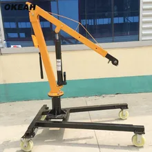 Многоцелевой передвижной кран с электрическая лебедка 12В или 24В подъема Ёмкость 0.5Ton 3000LBS мотор лебедки отправить груз крюк