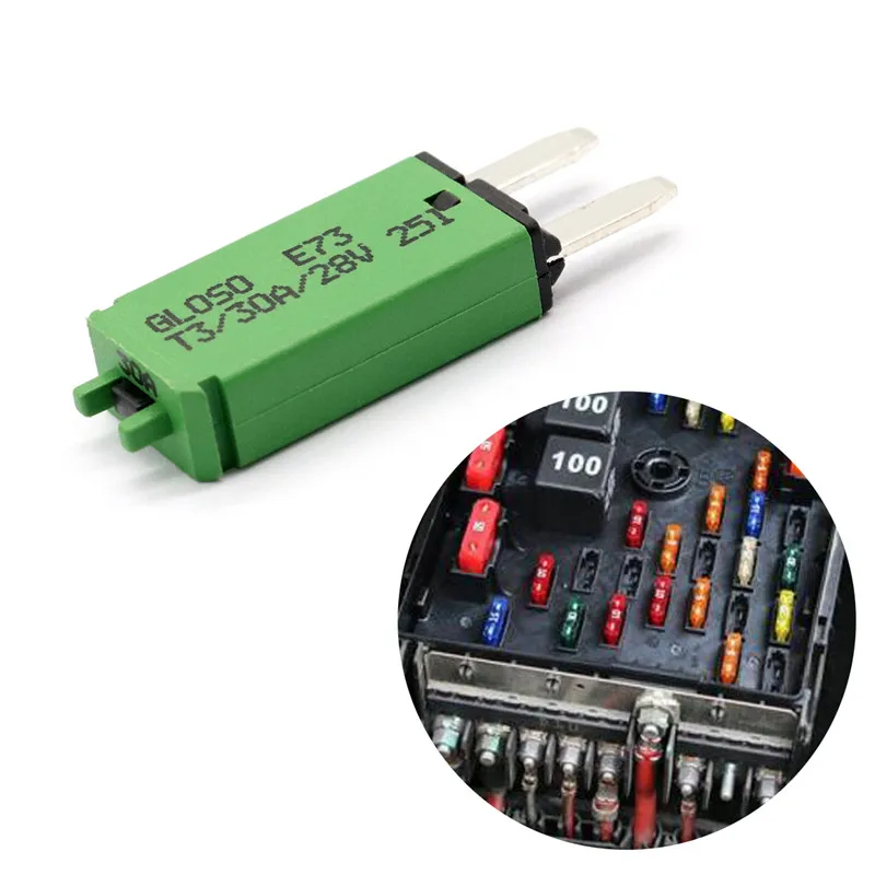 resettable fuse Manually resettable 30A mini fuses 12/24V automotive