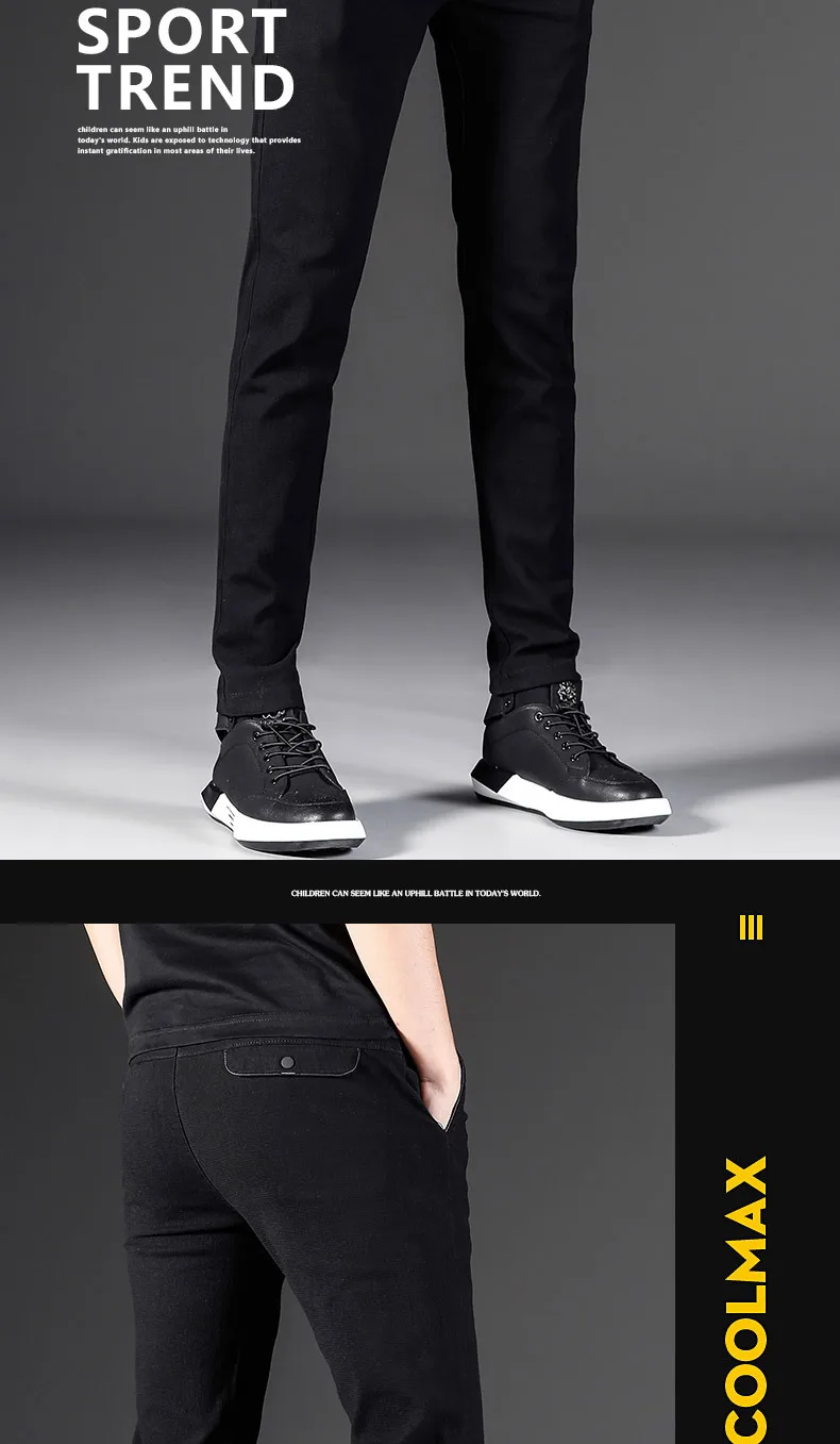 MRMT 2019 брендовые новые мужские брюки для отдыха мужские прямые брюки свободные модные брюки для мужчин Хлопковые эластичные брюки