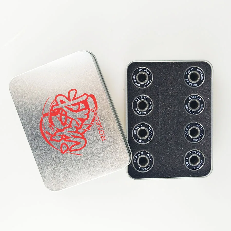 16 قطعة الأصلي كركديه ILQ-11 التزلج تحمل زلاجات بعجلات مضمنة محامل للأحذية تزلج Patins سكوتر لوح التزلج 608 608z