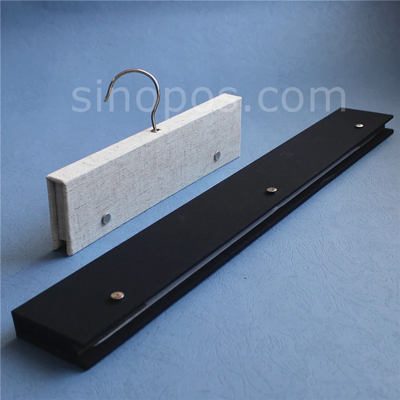 Leather Swatch Stack Binding Header Fabric Swatch Header Hanger