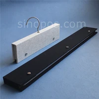 Swatch Stack Binding Header, fabric samples head hanger curtain color card holder leather textile stackbook display binder hook 1
