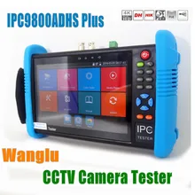 DHL Wanglu 7 дюймов ip-камера тестер 9800 плюс H.265 4K 1080P IPC CCTV монитор 8MP TVI CVI AHD SDI CVBS камера безопасности Teser