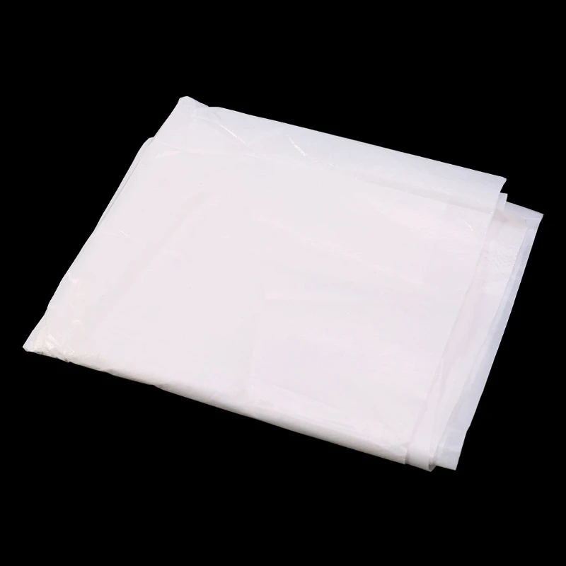 100pcs Disposable White Waterproof Anti-oil Aprons Kitchen Hotel Barbecue Useful