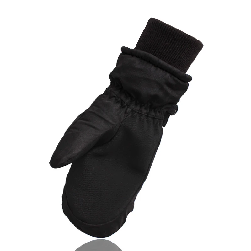 Осенние и зимние новые детские лыжные перчатки с двумя бортами теплые толстые водонепроницаемые перчатки детские спортивные перчатки для улицы