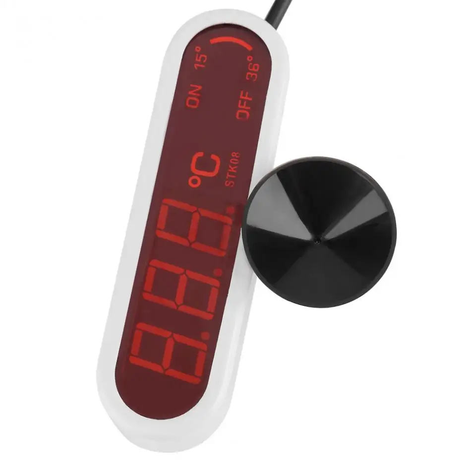 LED Digital Thermometer Ellectric Aquarium Temperature Station Fish