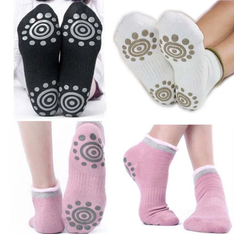 Yoga Gym Non Slip Massage Toe Socks 1 Pair Non Slip Skid Yoga Pilates