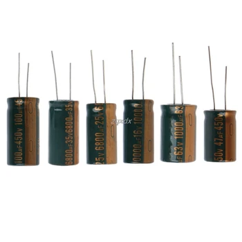 

Capacitance Electrolytic Radial Capacitor High Frequency Low ESR 35V/16V/450V/25V/63V/450V 6800UF/10000UF/100UF/6800UF/1000/47UF