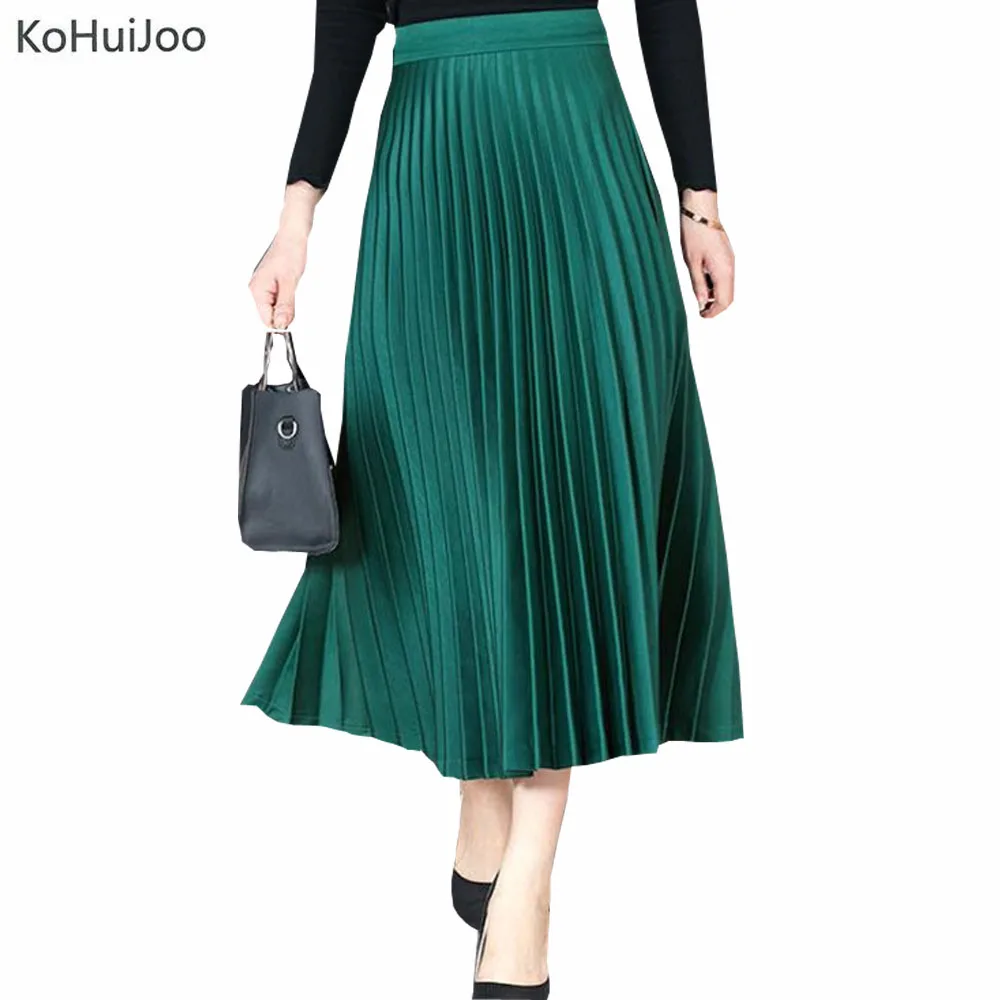 KoHuiJoo 2019 Women Plus Size Maxi Long Skirt Plus Size Spring Summer
