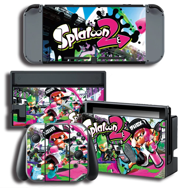 2017 Game Splatoon 2 Skin Sticker for Nintendo Switch NS Console and ...