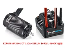 Hobbywing EZRUN MAX10 SCT 120A Brushless ESC + 3660 G2 3200KV/ 4000KV/4600KV Sensorless Motor Set for 1/10 RC Car Truck