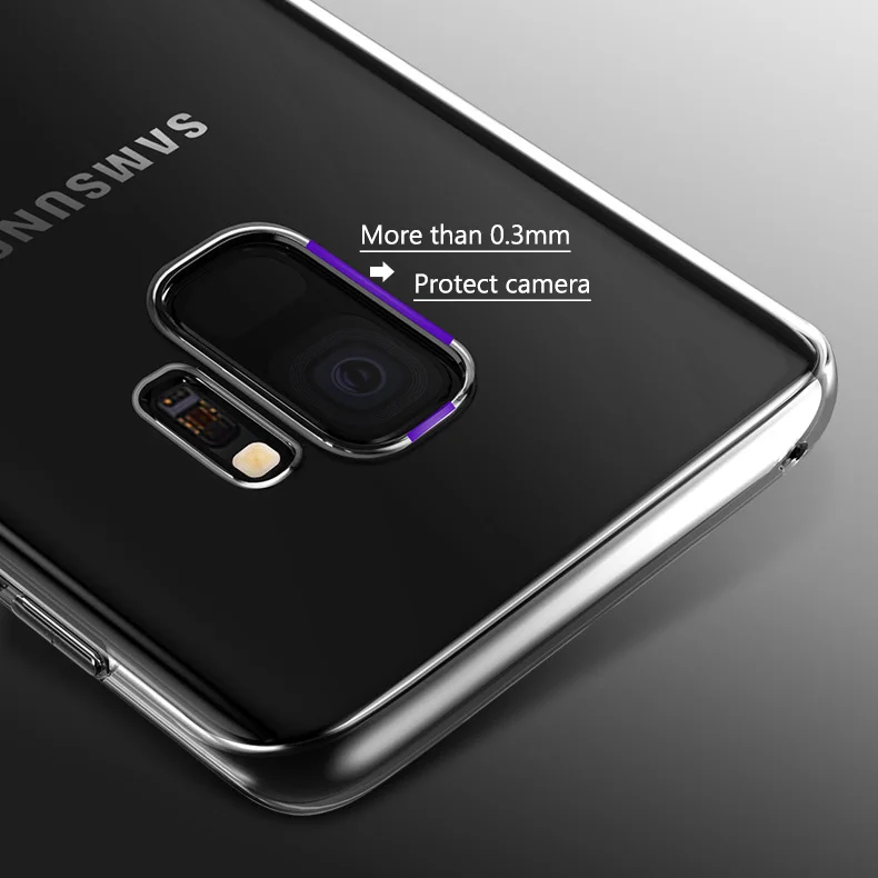 KCLC2903_4_Ultra-thin Transparent Clear Soft Silicone Case For Samsung Galaxy S9