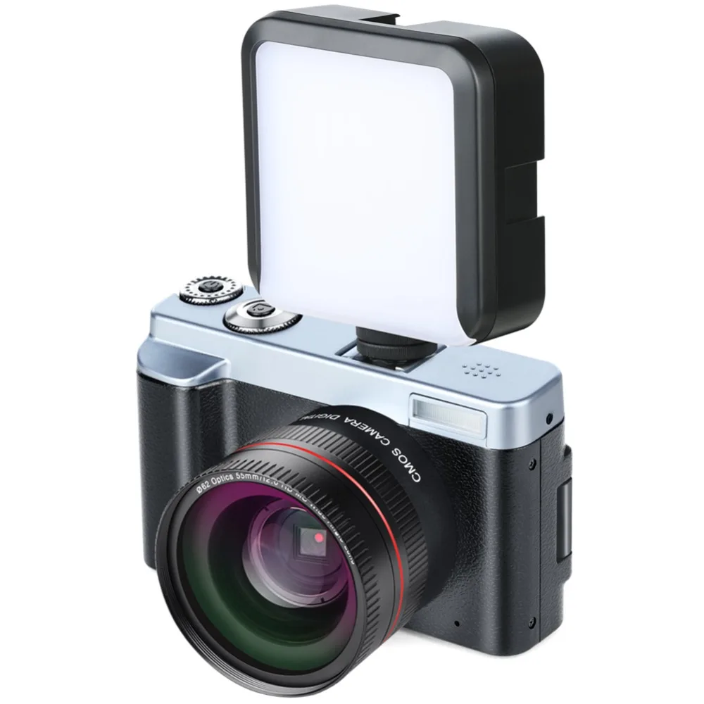 

VODOOL P12 Flip Screen Wireless WIFI Dual Wide Angle Lens Full HD 1080P 24MP 16X Zoom Digital Camera Video Recorder