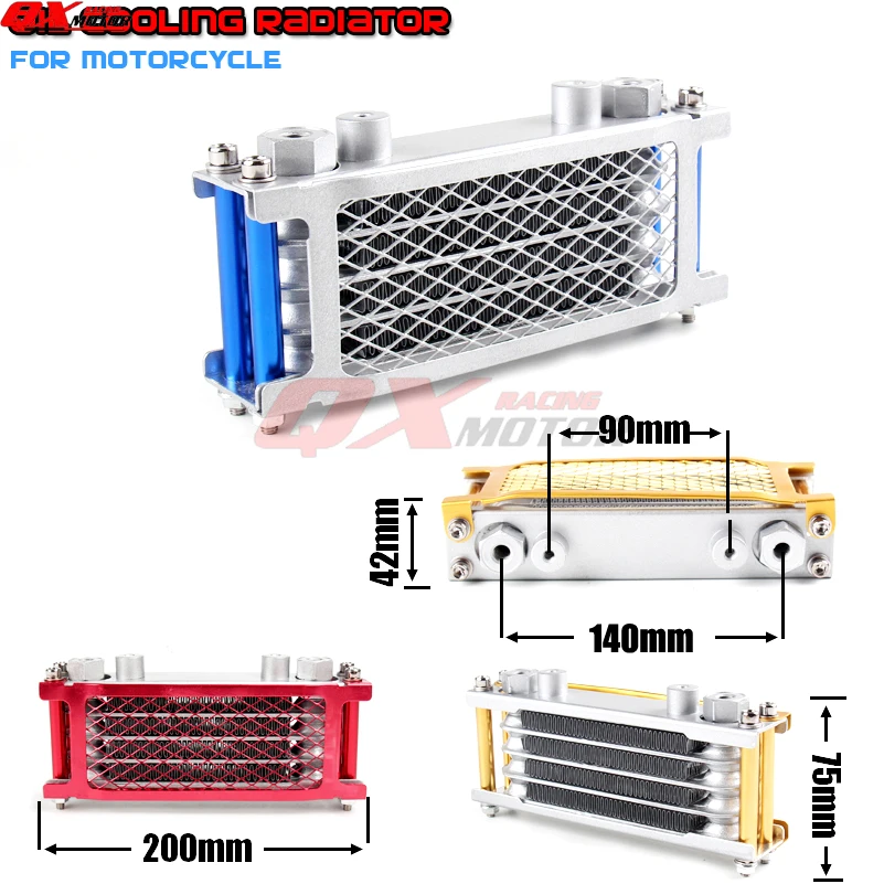 High Qualtiy Oil Cooling Cooler Radiator For 50cc 70cc 90cc 110cc Dirt Bike Pit Bike monkey bike DAX pocket bike ATV motorcycle