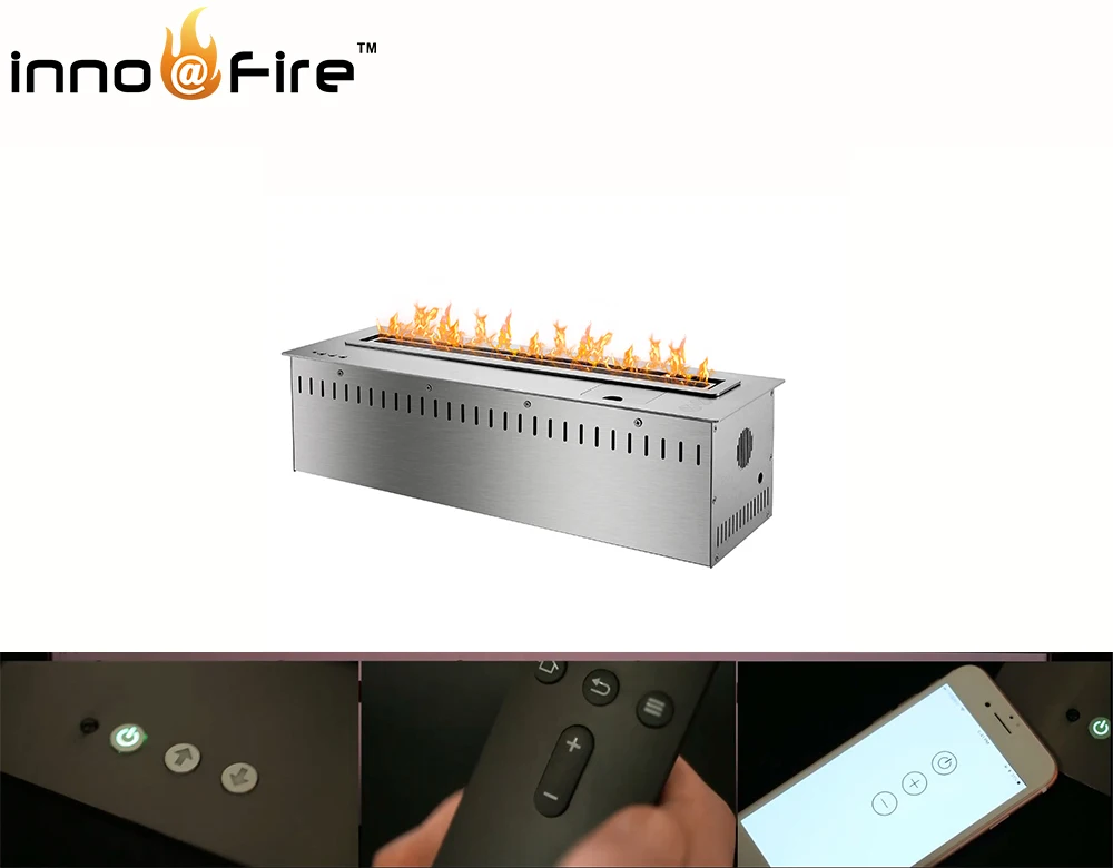 Inno 30 inch remote control bio ethanol fireplacebio ethanol fireplace