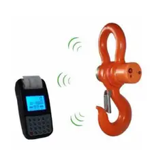 Цифровые электронные беспроводные крановые весы+ Портативный счетчик с функцией принтера 5 T