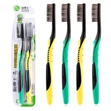 2 шт./компл. бамбуковая зубная щетка из древесного угля уход за зубами и деснами мягкая нано зубная щетка для ухода за зубами мягкая Угольная щетка Зубная щетка для ухода