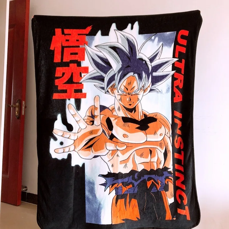 

IVYYE 1PCS Dragon Ball Son Goku Anime Blanket Plush Velvet Warm Decoration Soft Bed Home Throw Sofa Blankets Unisex Gifts NEW