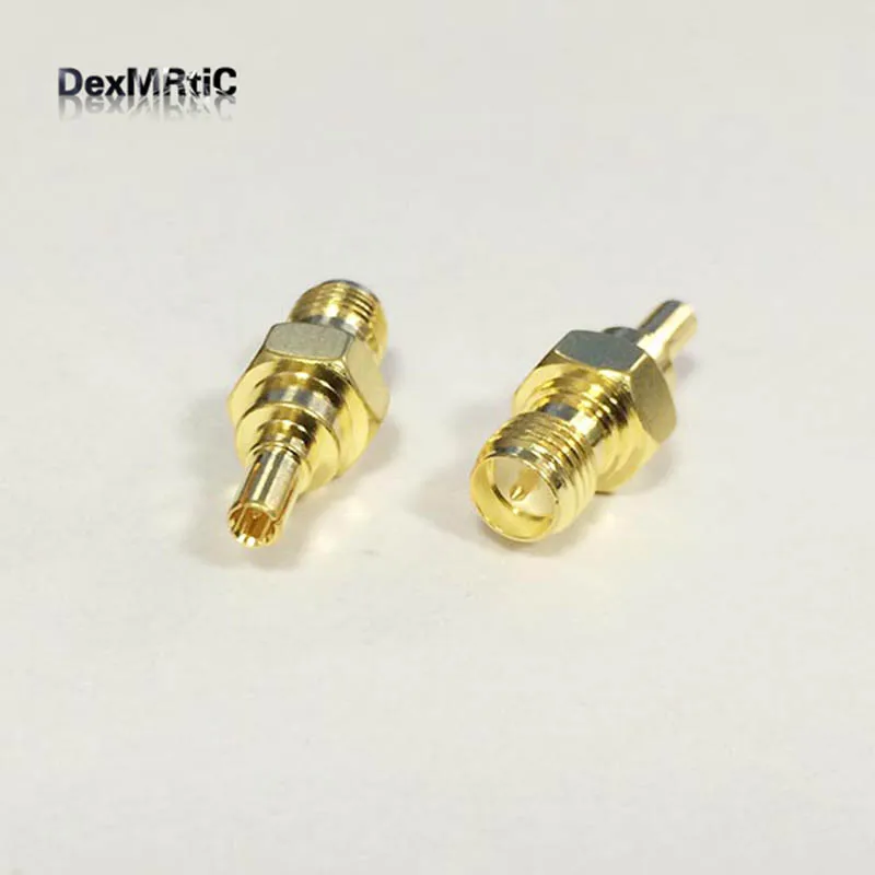 

1pc RP-SMA Female Jack switch CRC9 Male Plug RF Coax Adapter convertor Straight Goldplated for 3G HUAWEI modem