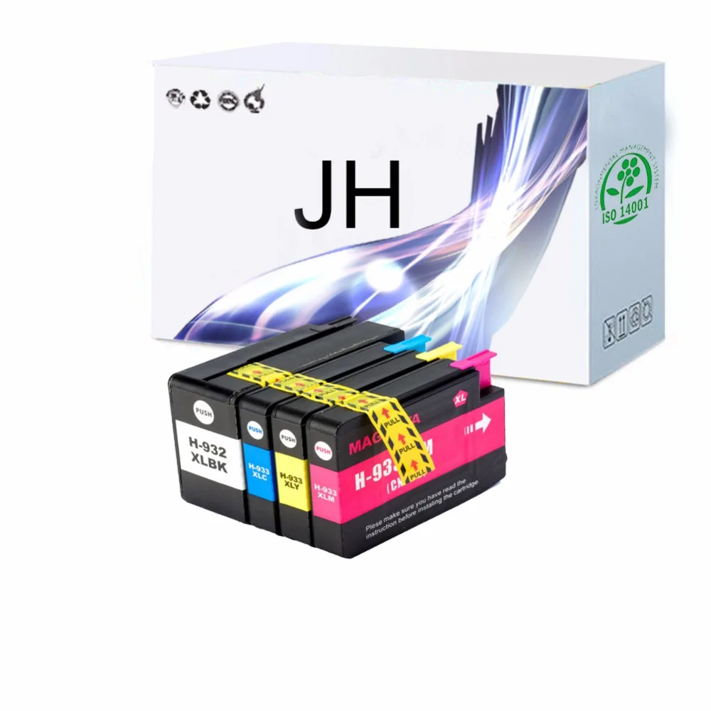 JH 932XL 933 для hp 932 933XL сменный чернильный картридж для hp Officejet 6100 6600 6700 7110 7610 7612 принтер 4 цвета