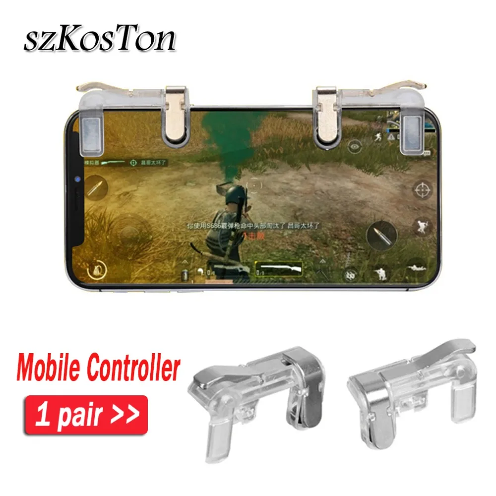 Mini l1 r1 trigger for pubg mobile joistick l1r1 joystick for android