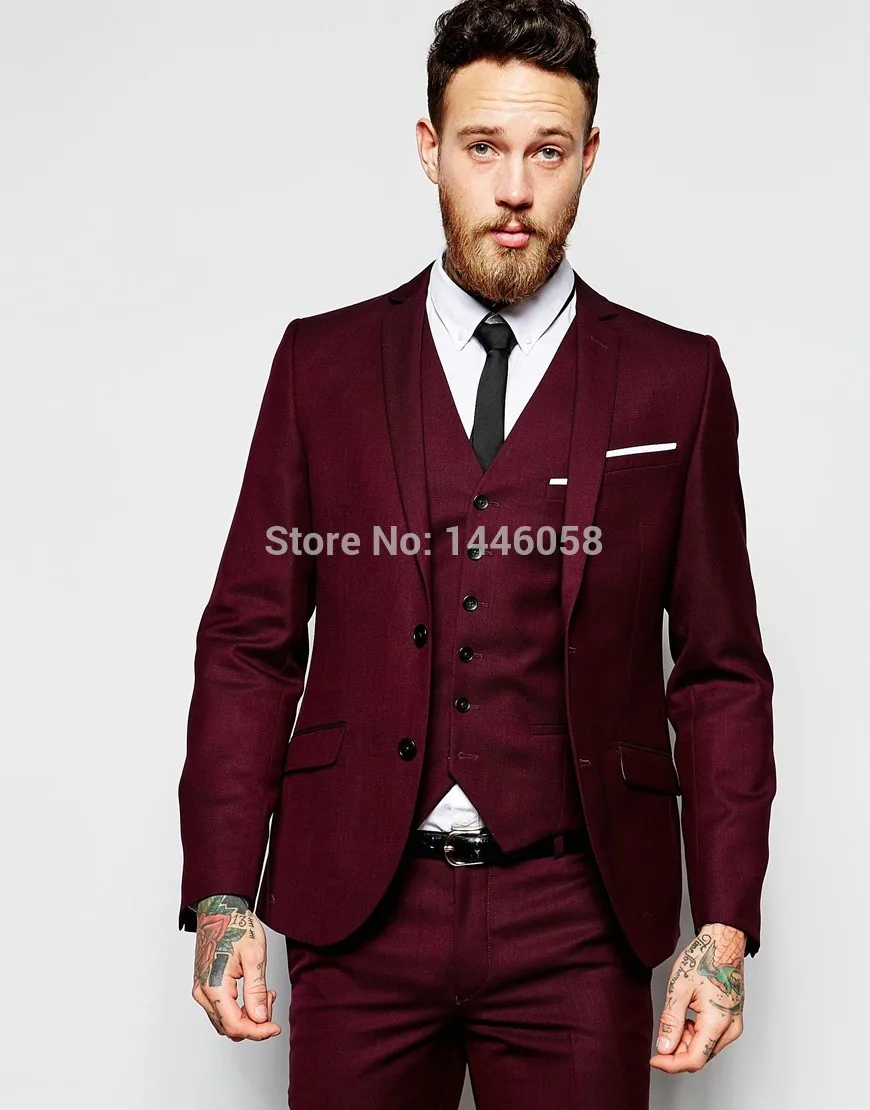 Compare Prices  on Burgundy Tuxedo Jacket Online Shopping 