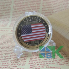 100 шт/партия Модные Изделия Сувенир позолоченный металлический медаль армия США воздушный корпус вызов коллекционные монеты