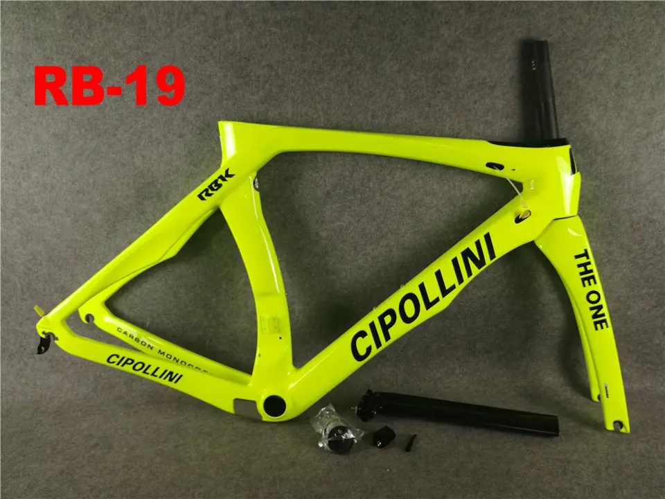 Карбоновая рама Cipollini RB1K THE ONE Shiny RB1000 T1100 карбоновая велосипедная Рама в комплекте