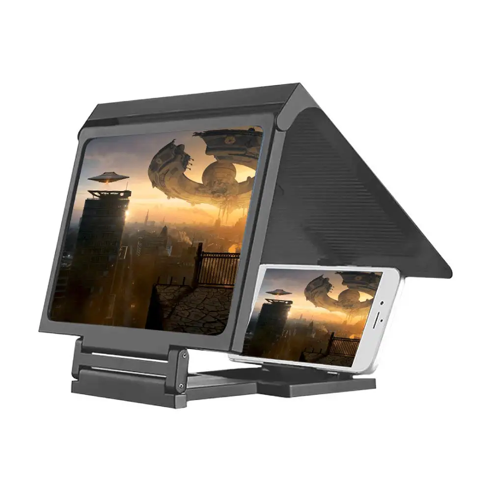 

Hotsale Mobile Phone Screen Enlarger Amplifier Magnifier 3D Video Display Folding Enlarged Expander Eyes Protection Holder