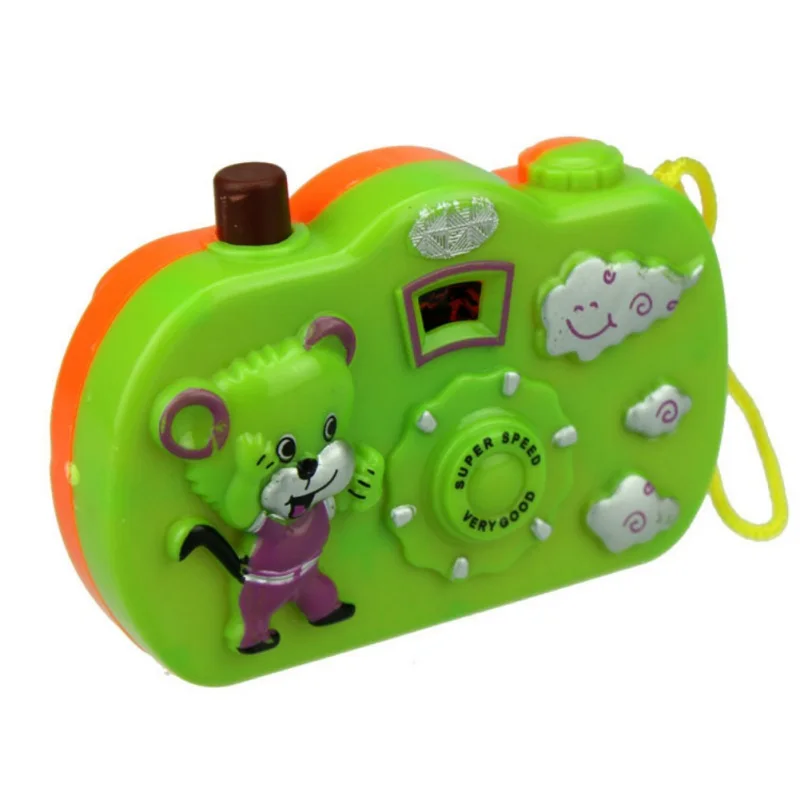 Детские камеры игрушки мультфильм камера детская игрушка цвет случайный дети могут найти удовольствие, когда играть с ним