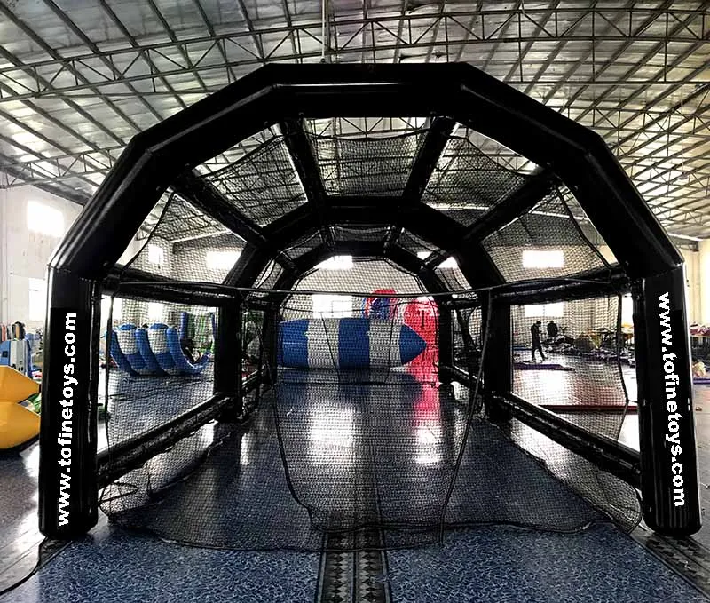 Inflatable Batting cage Baseball Hitting Interactive games for sale (3)