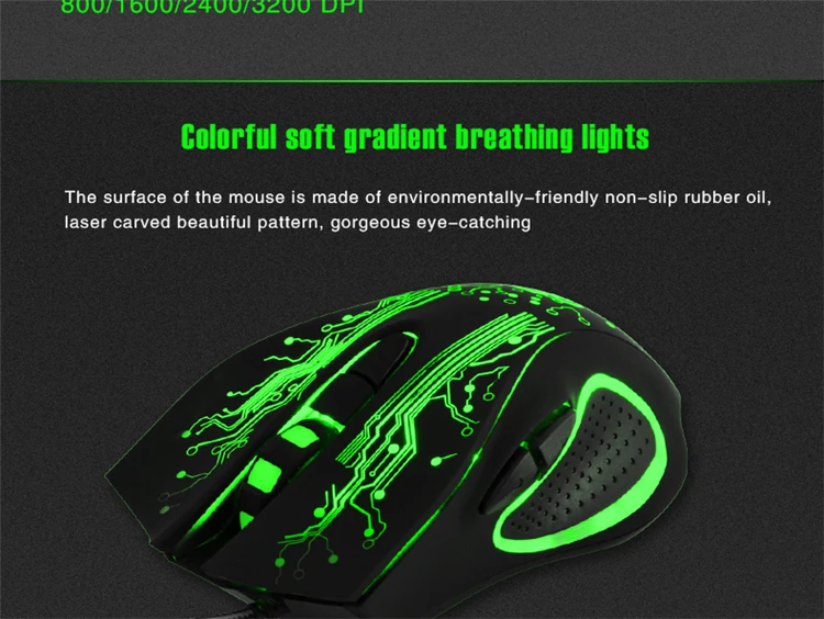 7 Buttons USB Wired Gaming Mouse 2400DPI Optical Gamer Mice X9 with Sades mousepad mat for PC Computer Laptop gamer (5)
