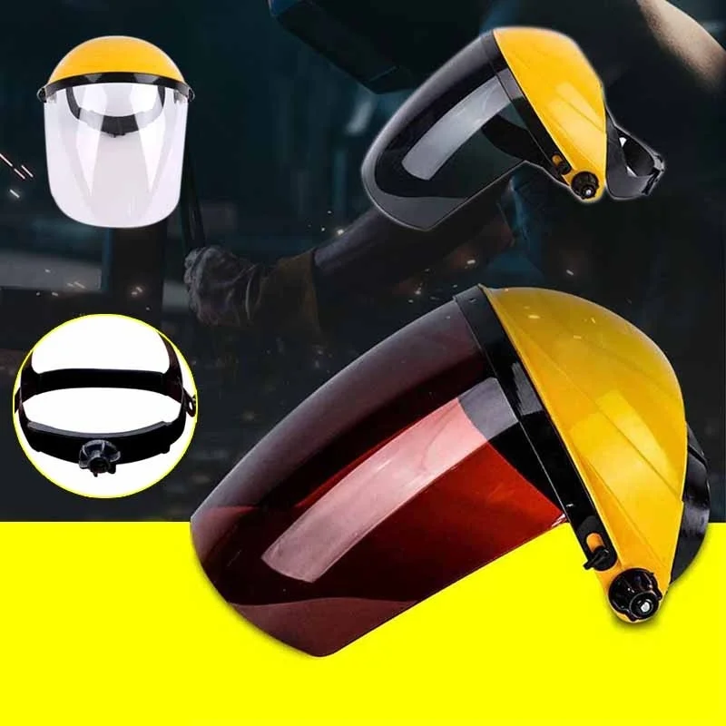 

Safety Welding Helmet Welder Lens Grinding Shield Visor Windproof Labor Protection Dust Portable Face Mask Head Protecter