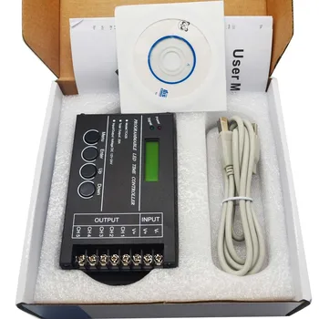 

RGB LED Controller Time programable TC420 DC12V/24V 5Channel Total Output 20A Common Anode Programmable