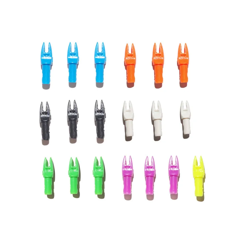 Plastic Arrow Nocks Double Lock Archery Nock for 6.0mm inner diameter