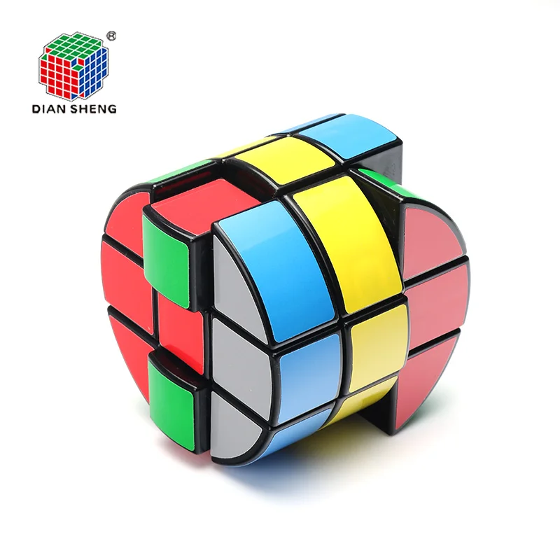 

5.6cm 3*3 Cylinder Magic Cube Multicolour Cube Speed Puzzle Cube Educational Toys for Children and boys kid with gift