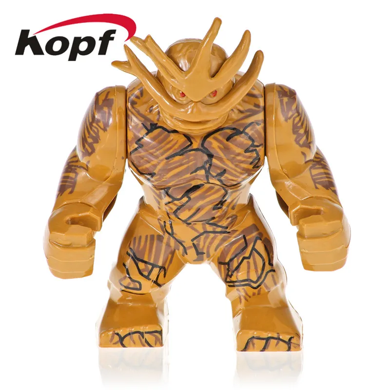 

PG2068 20PCS Super Heroes Building Blocks Big Size Thanos Hulkbuster Anti-Hook Armor Aleskse Wolverin For Children Toys