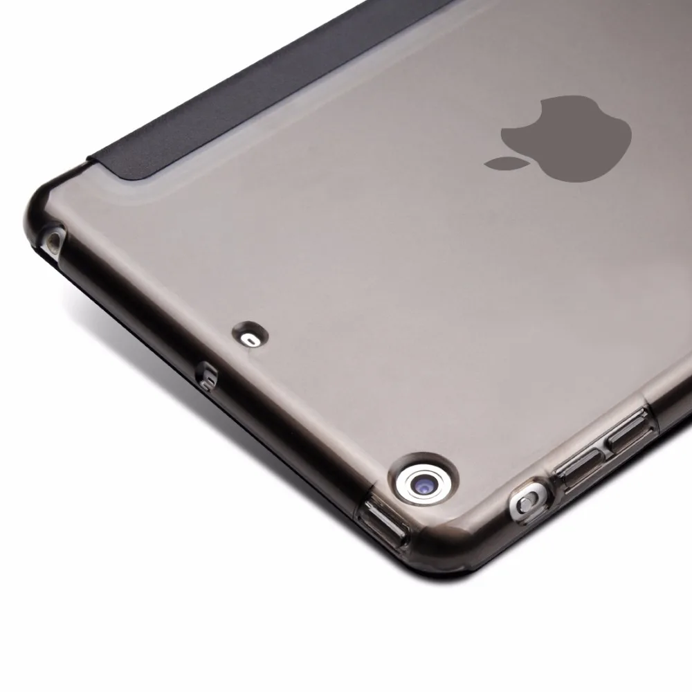 Чехол Rygou для iPad mini трехскладной умный чехол Yippee Color Ультратонкий Прозрачный