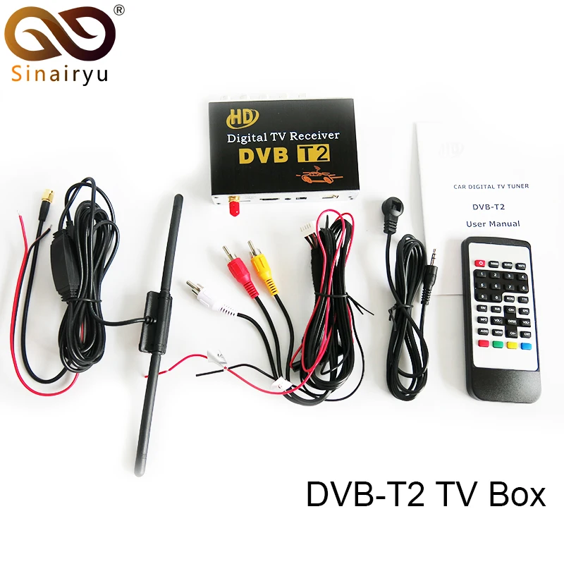 

Sinairyu H.264 60KM/H PVR DVB-T2 MPEG-4 Digital TV Box for Car Android DVD Multimedia Player Head Unit with Remote for Russia