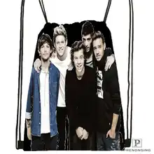 Custom one-direction-shoot@ 1 походная сумка на шнурке Cute Daypack Kids Satchel(черная спина) 31x40 cm#2018612-01-(8