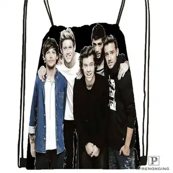 

Custom one-direction-shoot@1 Drawstring Backpack Bag Cute Daypack Kids Satchel (Black Back) 31x40cm#2018612-01-(8)