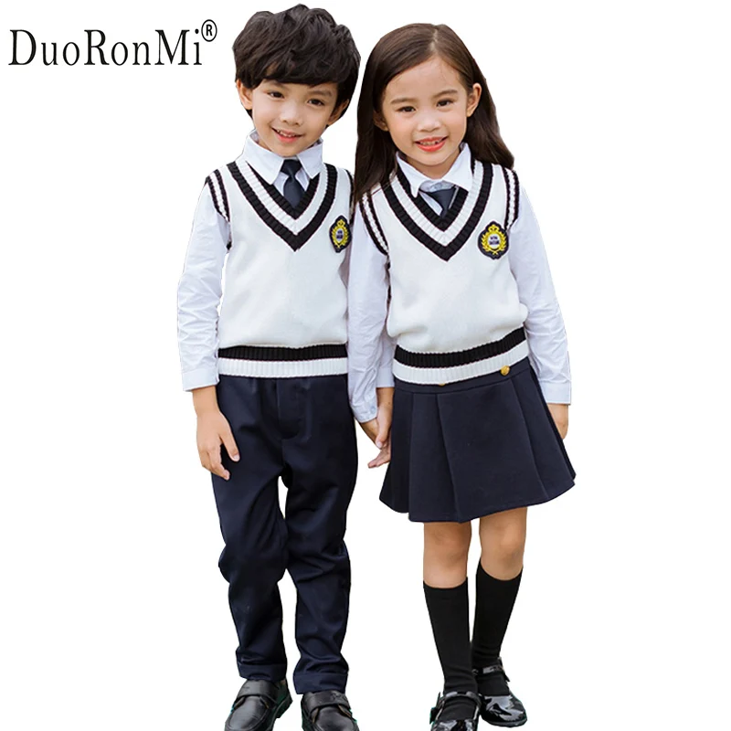 Enfants Adolescente Britannique Style Filles Garçons Uniforme Scolaire