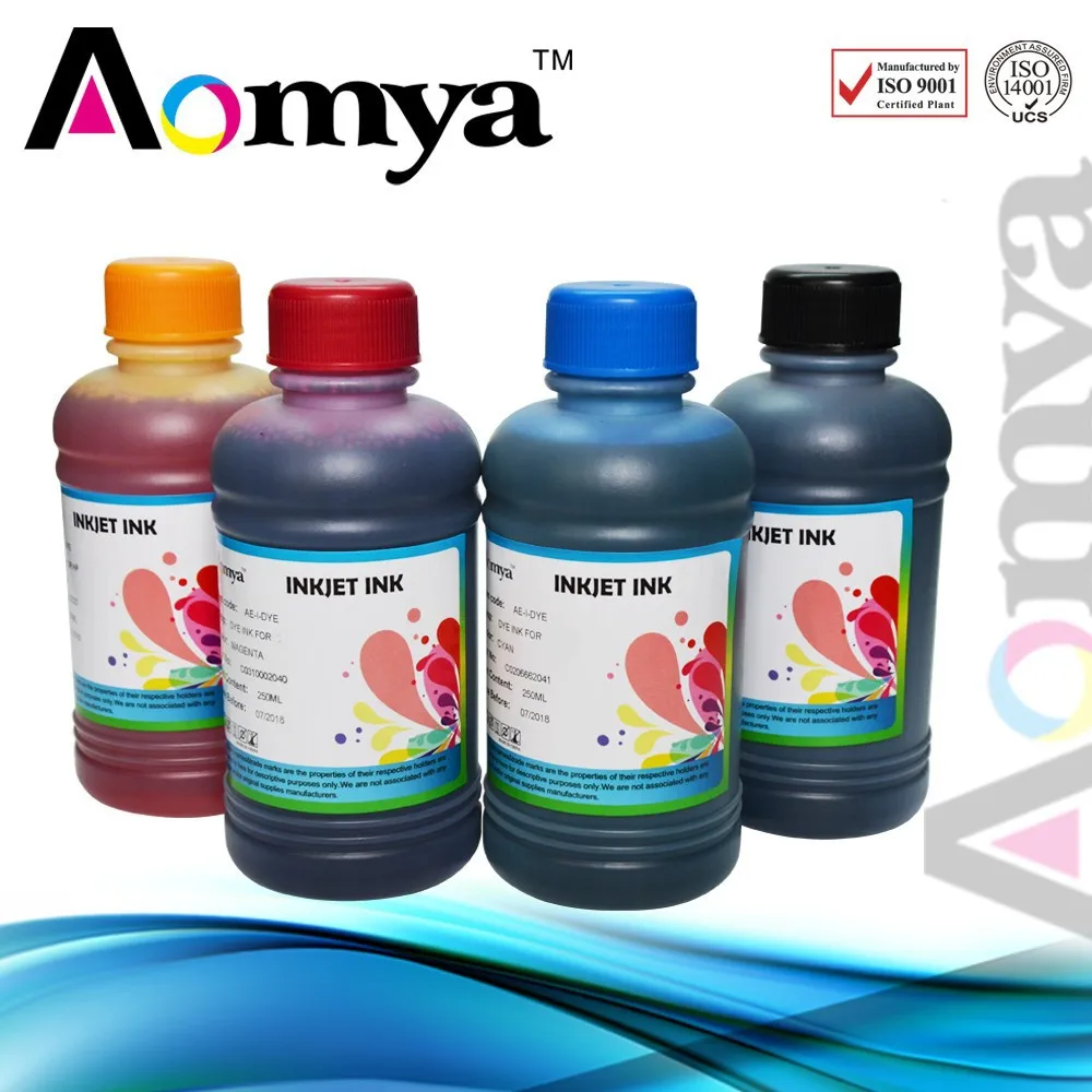 Universal 4 Color Dye Ink For Canon Printers Premium photo printing ink